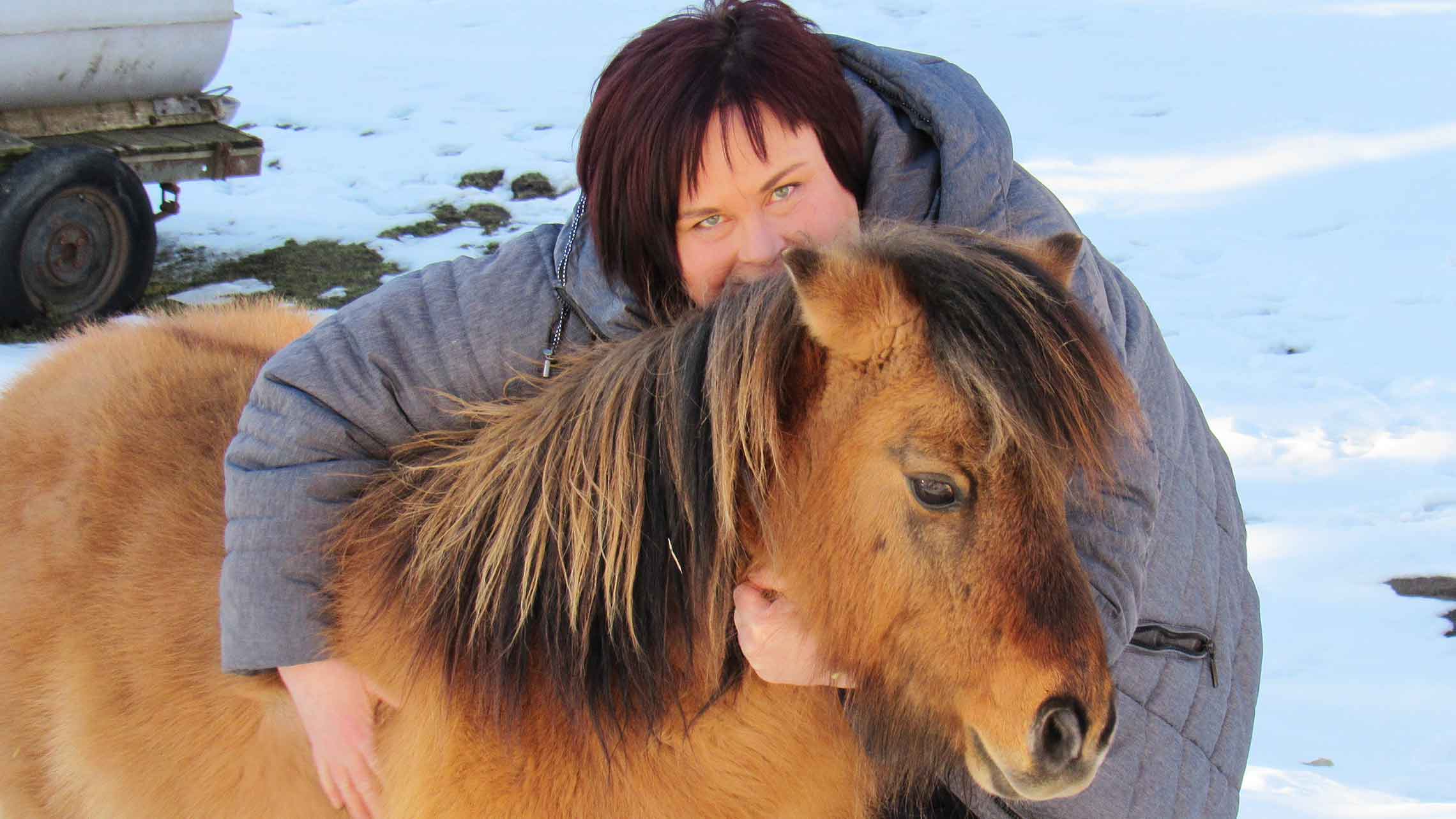 Monika Meier mit Pony